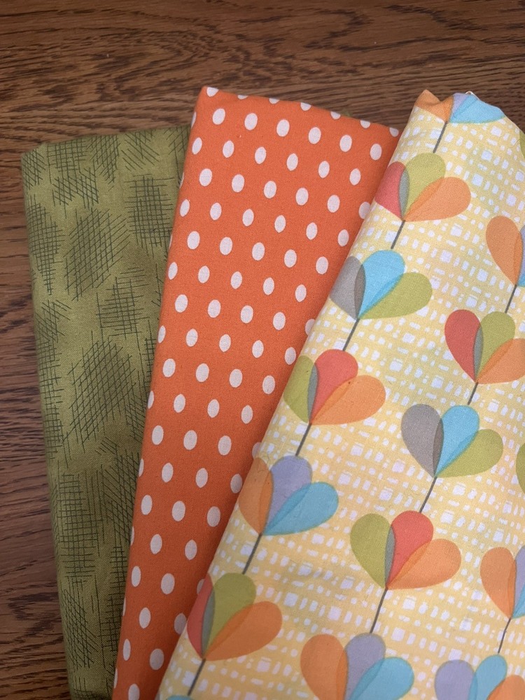 Bundle of 6 yards x 44″. Michael Miller,Moda,Clothworks Fabrics. 2 yds of each.