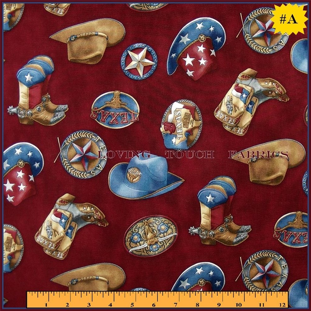 WESTERN RED RIVER III / RJR TEXAS BOOTS HATS SCENIC HORSES (MAKE A SELECTION)