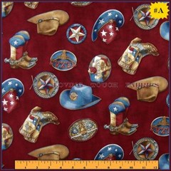 WESTERN RED RIVER III / RJR TEXAS BOOTS HATS SCENIC HORSES (MAKE A SELECTION)