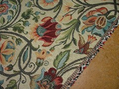 Jacobean Floral Tapestry Fabric Curtain Upholstery Cushion Soft Furnishing