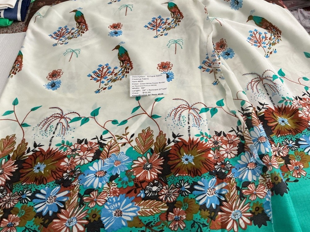 Item $625. Swim Coverup Fabric