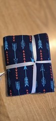 Fat Quarters Stack, 5 Patterns Cotton Quilt Fabric