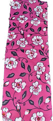 White & Black Florals Pink “London” by Dena Design FreeSpirit Fabrics 44 x 6 ½”