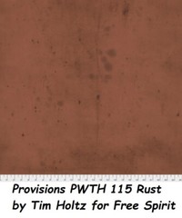 Provisions Tonal Cotton Quilt fabric BTY Tim Holtz / Free Spirit PWTH 115 Amber
