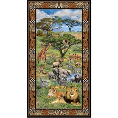Serengeti Plains – 24″ panel – Continuous panels available.