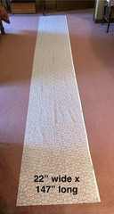 Vtg Pink Cream Circles Cotton Sewing Fabric Fabri-Quilt #7757 44” x 147”