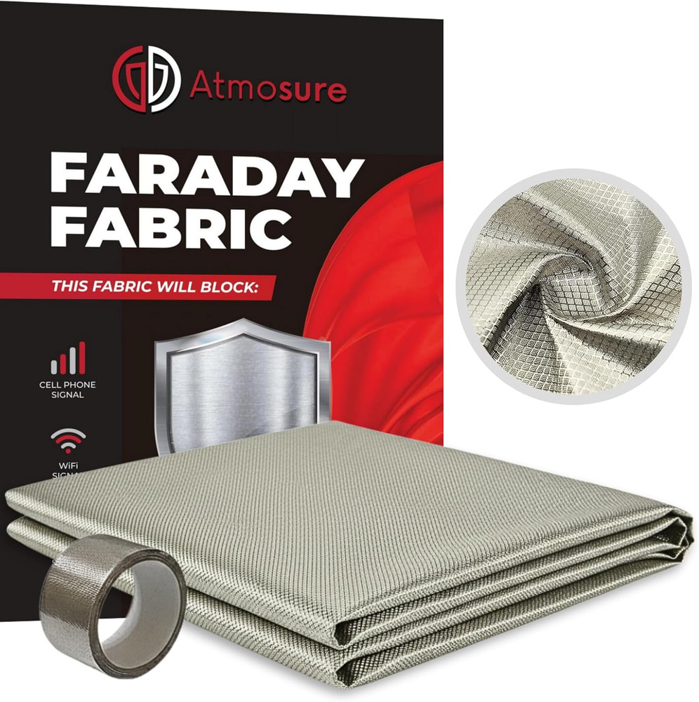 ATMOSURE Faraday Fabric & Tape Kit (1 Yard; 44 X 36 in Fabric; 197 in Tape) – Co