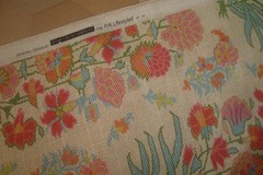 3.5 yds Pindler Fabric Asha Blossom Floral Linen Cotton Upholstery 54″x 126″ btp