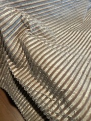 VTG Beacon Hill Silk Velvet & Velvet Stripe Combo REM. 97″x44″ $230-$248 retail