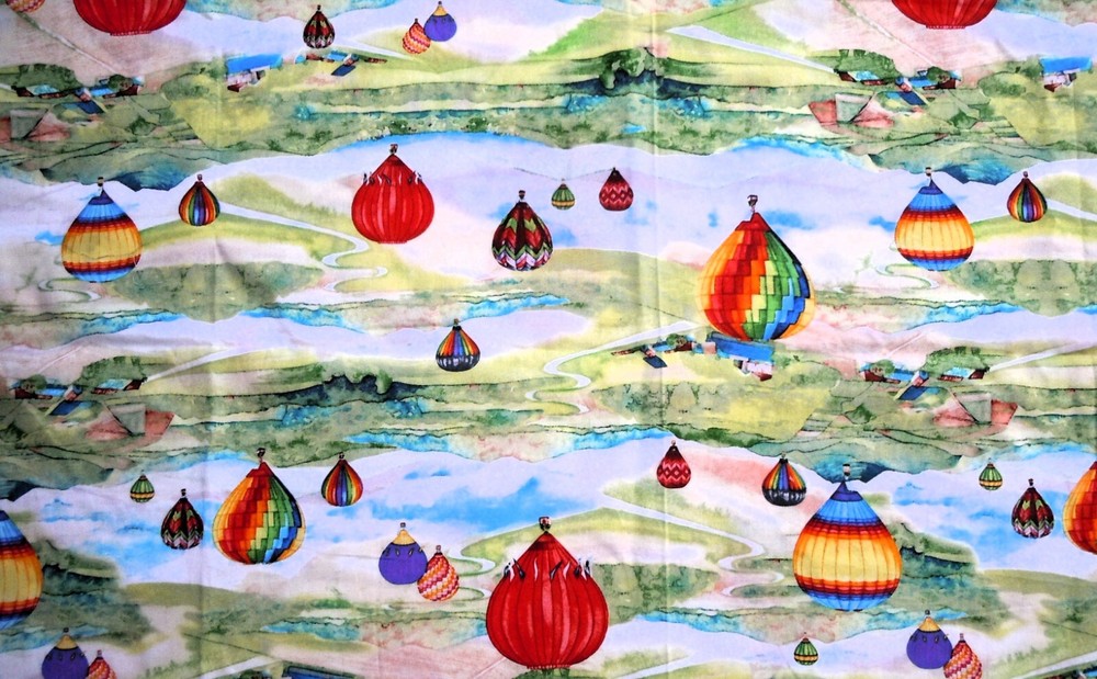 Windham Fabrics Cotton Fabric #36145 “Up In The Air” by Mary Jo Hull 1/2 Yard