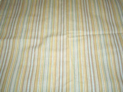 Dark Taupe and Dark Turquoise Pin Stripes Upholstery Fabric -C