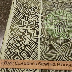 Luau BTY Banyan Batiks Tonal Green Double Border Circles