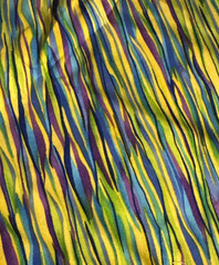 Bright Abstract Stripe Sandbox Print Fabric Hancock C6792 BTHalfY #45