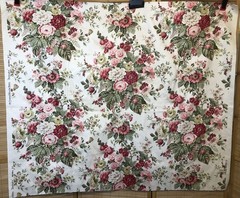 Waverly Original “Darlington” Scotch guard Floral Fabric 3.5 Yards Cottagecore