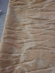 Gold Embossed Fleur De Lis /Paisley Design FABRIC
