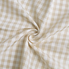 57”W X 36”L Gingham Polyester Fabric Cut by the Yard, Checkered Plaid Vintage Fa