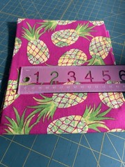 Pink Pineapple Fabric Fat Quarter Tropical Vacation Quilt Cotton 18″ x 22″ F63