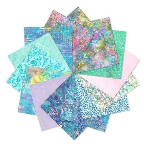 Spring 25 Batiks By Hoffman – Pastel Fat Quarter Bundle #SP25BFQ-135