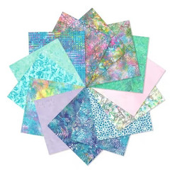 Spring 25 Batiks By Hoffman – Pastel Fat Quarter Bundle #SP25BFQ-135