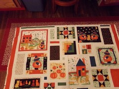 34″ X 44″VINTAGE “HARVEST TIME PATCHES”CUT SEW PANEL /PETER PAN /COTTON NEW#2028