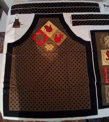 Polka Dot Farm Simple Sew Apron Panel High Fashionable Farm Patty Reed Chicken