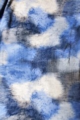 Blue Gray Silver Nylon Stretch Fabric 2 yds X 54″