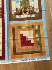 Henry Glass Fabric Panel BUILD EACH OTHER UP 23×44 Leanne Anderson Quilting