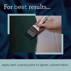 Black Fabric Paint Upholstery Dye Couch Chair Car Interior Restorer 250ml