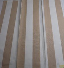 Ralph Lauren Fabric Remnant 25″x26″ “Emeline Stripe” Color: Bisque Portugal