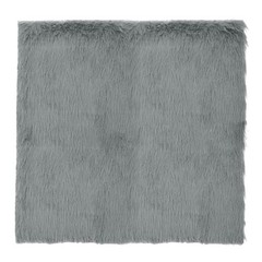 30″x30″ Charcoal Faux Fur Square Fabric for Crafts, Gnomes, Animal Costumes