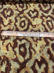WILD ANIMAL snake python looking PRINT 100% COTTON FABRIC by the yard #16