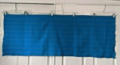 Vtg 80s/90s Super Stretch Woven Fabric Yarn dyed Stitch Detail 21″x 58″W Piece