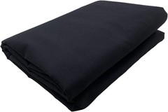 10 Yards Black Muslin Fabric – 100% Cotton Medium Weight