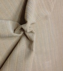 POLLACK CHAMFERED VELVET LINEN WHITE STRIPE UPHOLSTERY FABRIC 1.8 YARD 54″W