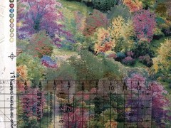 REMNANT David Textiles Fabric Thomas Kinkade Spring Orchard Flowering Tree 13×22