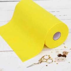 Premium Felt Roll – 12″ x 10yd – Yellow – Soft Wool-Like 1.2mm Thick