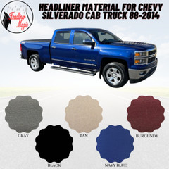 Auto Headliner Material compatible to Chevy Silverado Truck 1500 88-2014