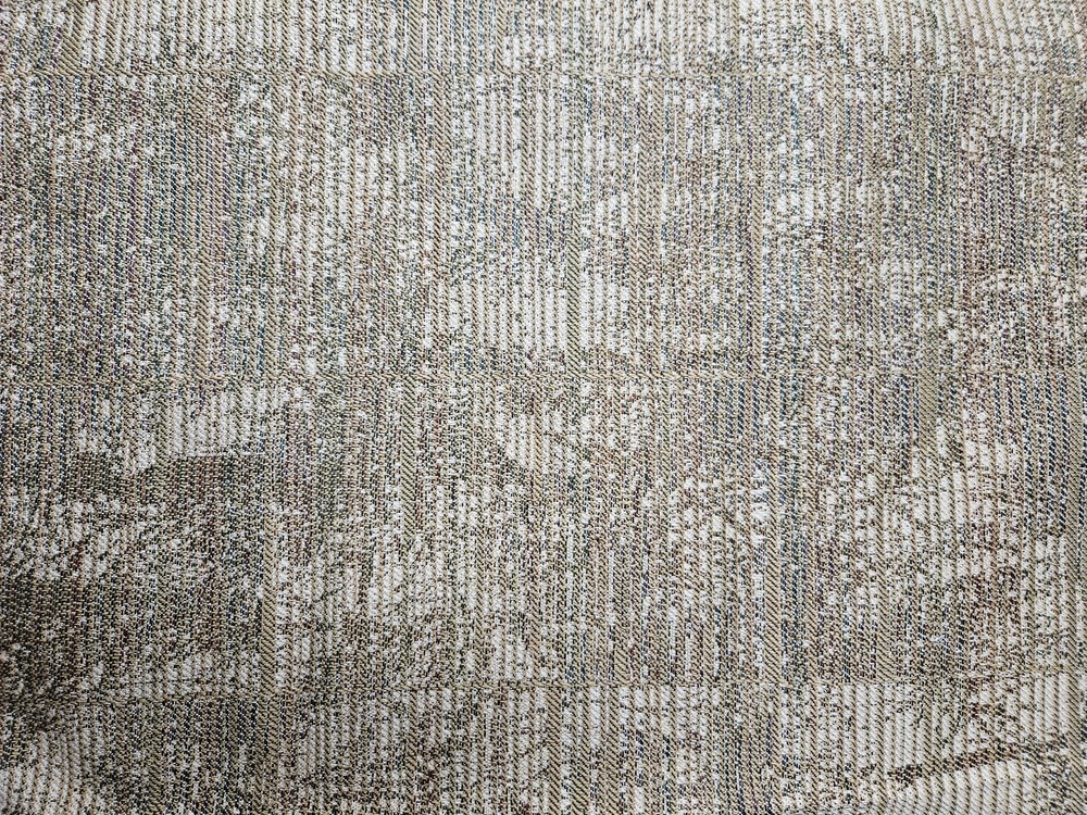 Brown Beige Branches Striped Upholstery Fabric 6+ Yards 8 Pieces 27″ wide x 56″