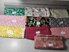 Lot Of 10 Floral Fabric Colorful 25 Yards Benartex Legacy Brother Sister Jo-Ann