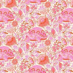 Besties No Rush Blossom Tula Pink Fabric BTY x43 wide Free Spirit