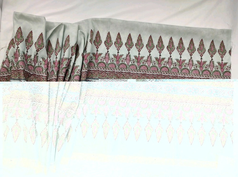 Thibaut Akola Stripe Fabric Aqua Blue 2023 Decorator 58″ Wide 102″ Long 2.8 Yds
