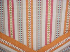 10-3/8Y Kravet 33150 Aqua Blue Stone Textured Southwest Stripe Upholstery Fabric