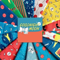 1/2 Yard – Goodnight Moon | Balloon in Teal (227862) | 100% Organic Cotton