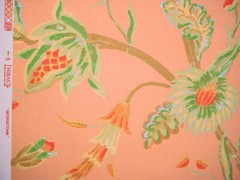 8-1/2Y Exquisite Thibaut F96137 Georgetown Orange PrintDrapery Upholstery Fabric