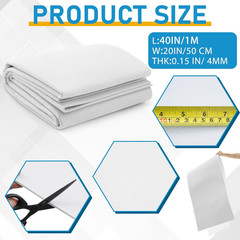 1 Sheet 20 X 40 Inch Fabric Stiffener for Crafts, Stable Thick Craft Interfacing