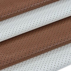FAUX LEATHER PU Aertex Eyelet Fabric Fat Square,Stretch Soft Material Neotrims
