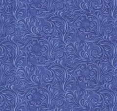 Moda Classics Quilting Fabric – Blue Tooled Leather #11216-23