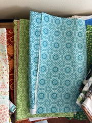 Vintage Mixed Lot Pieces Floral Fabric Ditzy Colorful Scraps Assorted