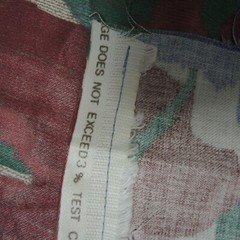 Vtg 1988 House ‘N Home Fabric Remnant Home Decor Light Upholstery 54″ W