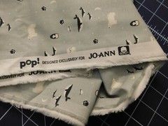 New Cotton Fabric 1 Yard & 15 inches Cute Tiny Polar Bears Penquins Sharks Gray